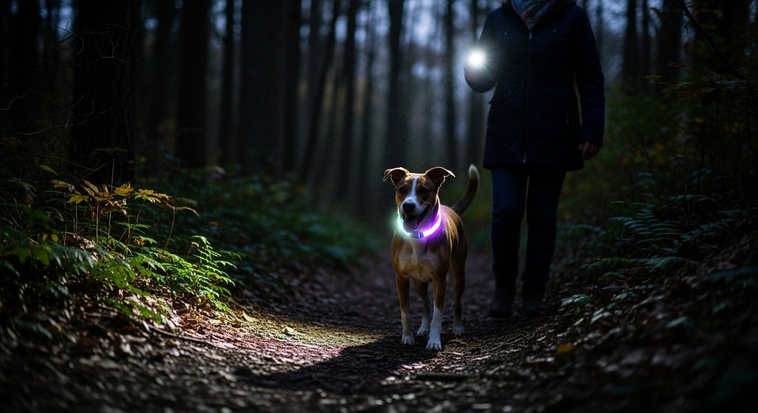 How to Keep Your Dog Safe on Night Hikes - PeakPaws Co.