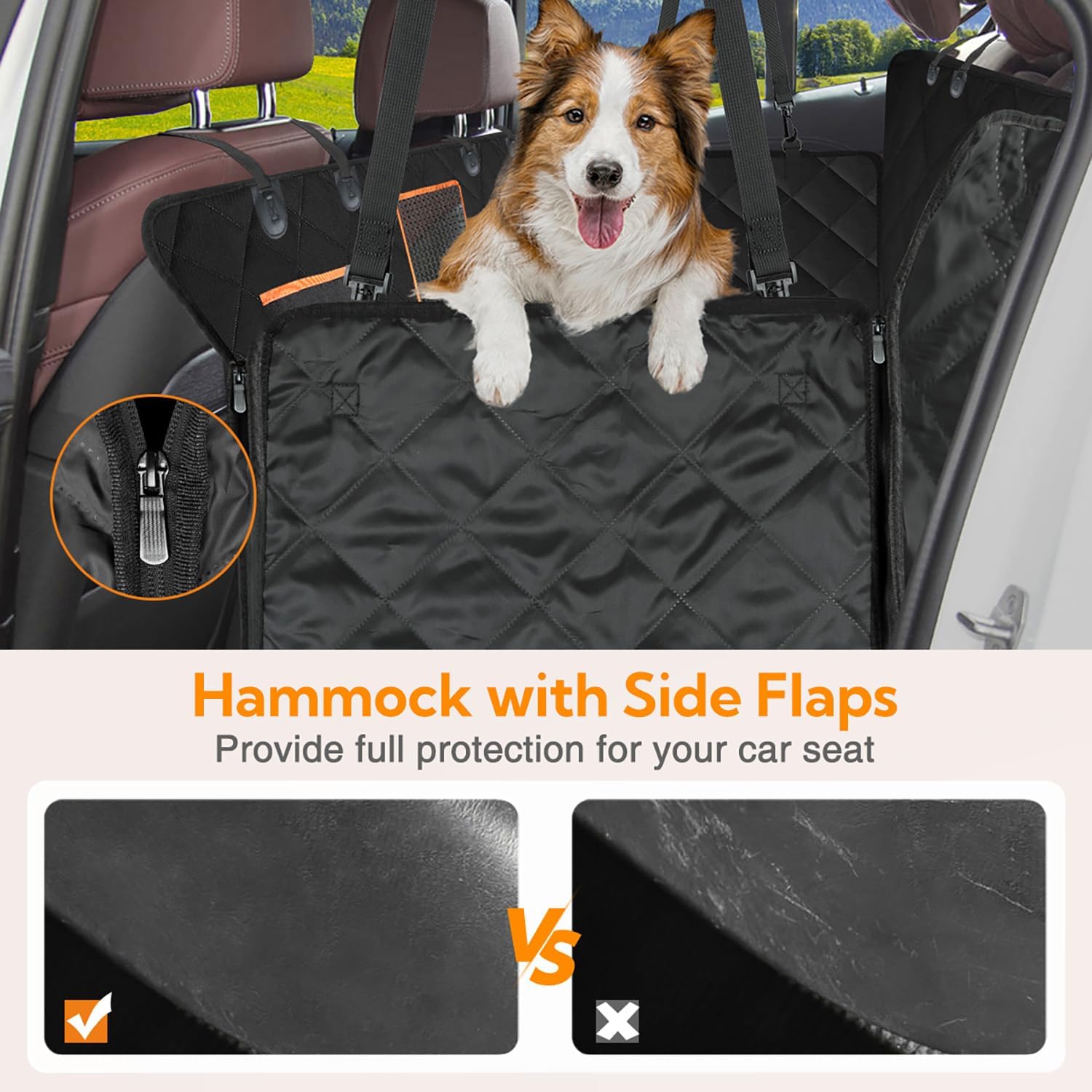 Waterproof Dog Car Backseat Cover/Hammock