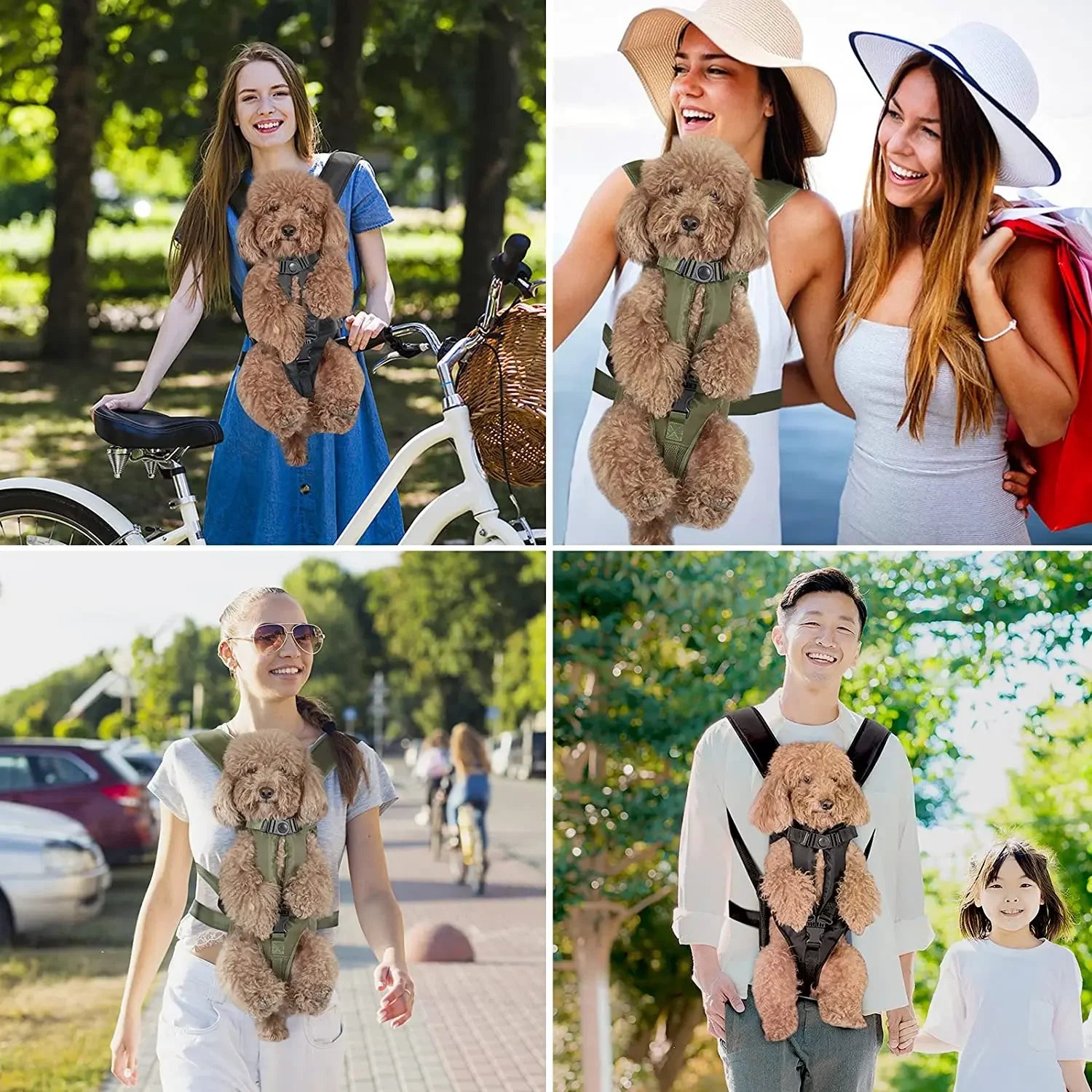 Dog Carrier Backpack – Hands-Free Front & Back Pet Backpack PeakPaws Co.