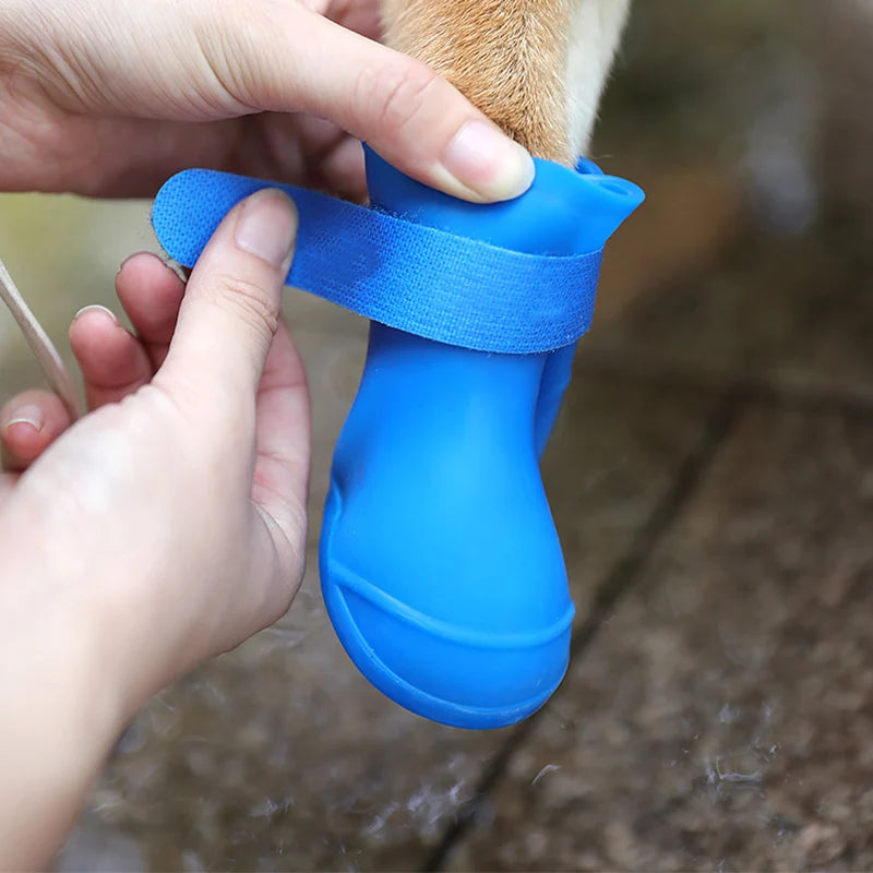 Waterproof Dog Rain Boots – Anti-Slip Rubber Paw Protectors PeakPaws Co.