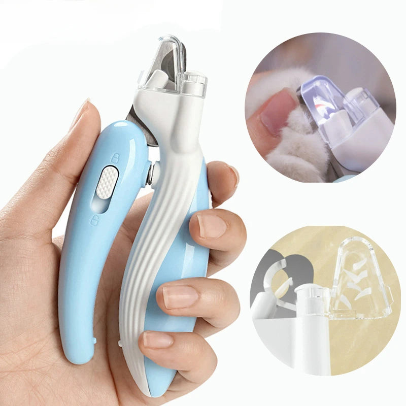 LED Dog Nail Clippers – Professional Pet Nail Trimmer with Light PeakPaws Co.