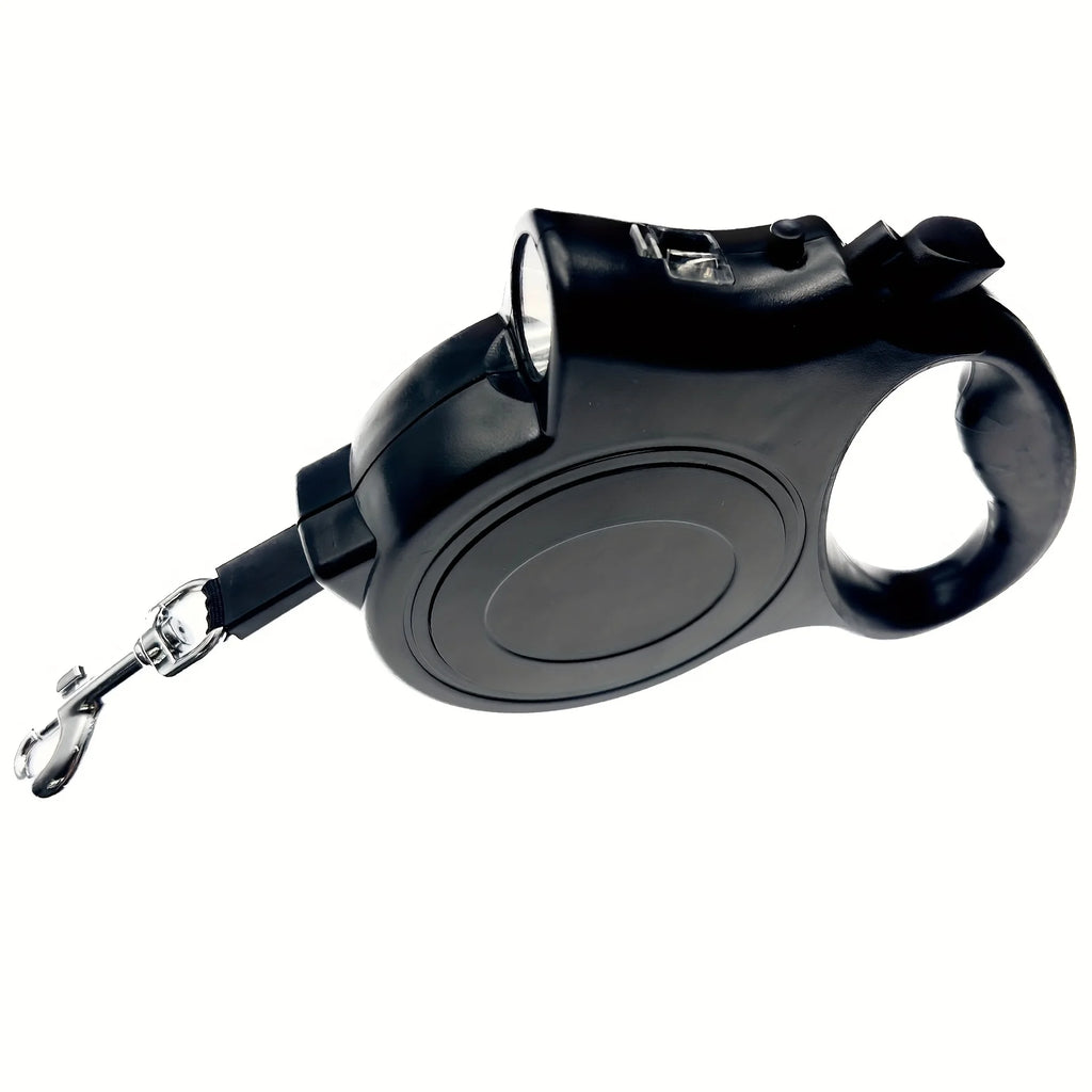 Illuminated Retractable 16 ft. Dog Leash with LED Light | Night Hiking & Walking PeakPaws Co.