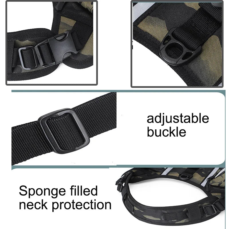 Waterproof Dog Saddle Backpack – Reflective Tactical Dog Pack with Storage (6 Colors) PeakPaws Co.