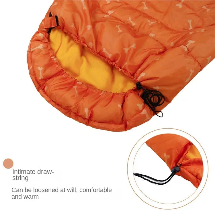 Dog Sleeping Bag – Portable Camping Dog Bed Blanket for Hiking & Travel PeakPaws Co.