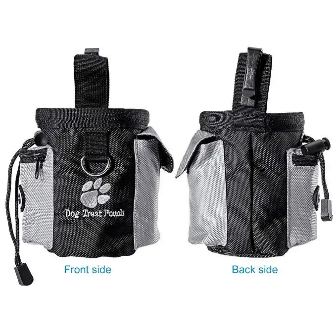 Dog Training Treat Pouch with Poop Bag Dispenser – Hands-Free Waist Bag/Belt Clip PeakPaws Co.