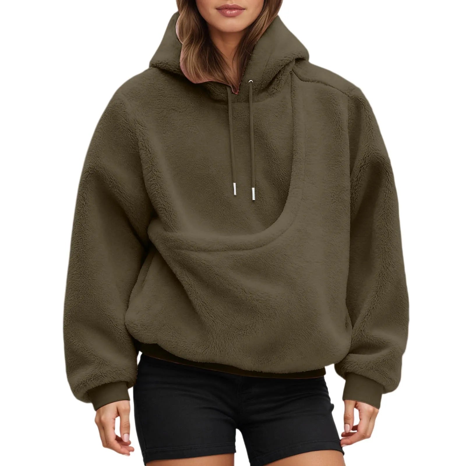 Pet Carrier Hoodie with Front Pouch – Hands-Free Dog Sweatshirt (S–2XL) PeakPaws Co.