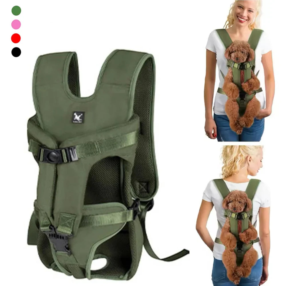 Dog Carrier Backpack – Hands-Free Front & Back Pet Backpack PeakPaws Co.