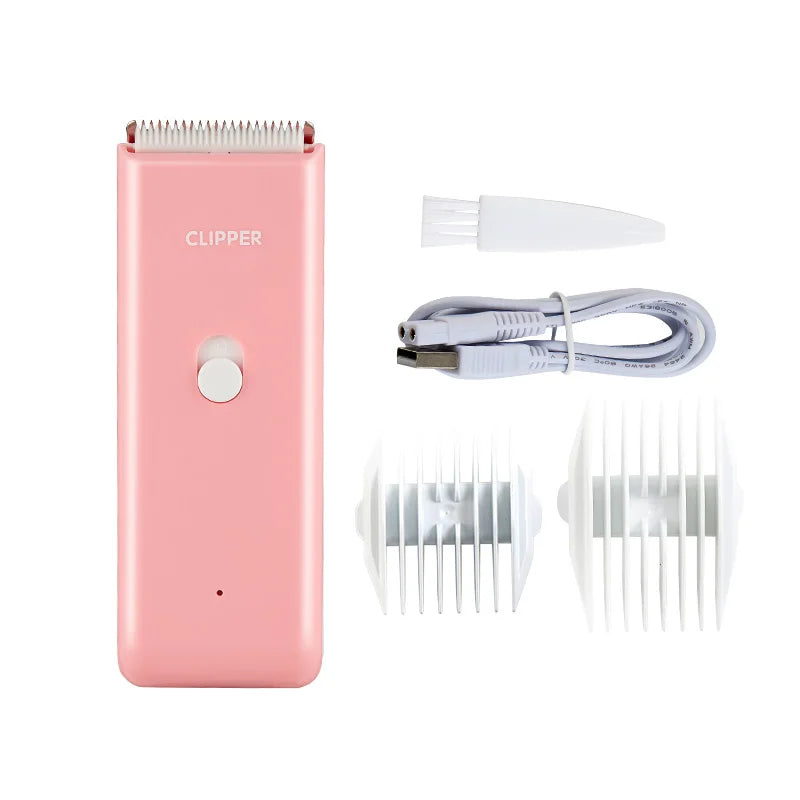Waterproof Dog Grooming Clippers – Quiet USB Rechargeable Pet Hair Trimmer with Ceramic Blades PeakPaws Co.