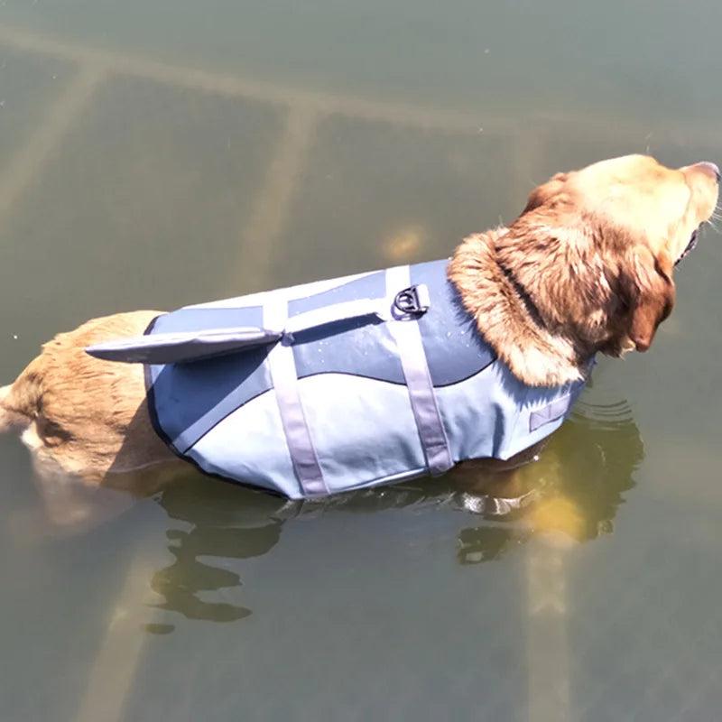 Dog Life Jacket Vest – Shark & Mermaid Pet Swim Vest for Beach, Boating & Summer Adventures (XS–XL)