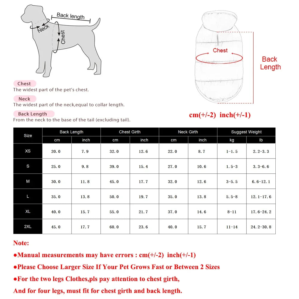 Reversible Waterproof Dog Coat with Fleece Lining – Warm Reflective Winter Jacket PeakPaws Co.