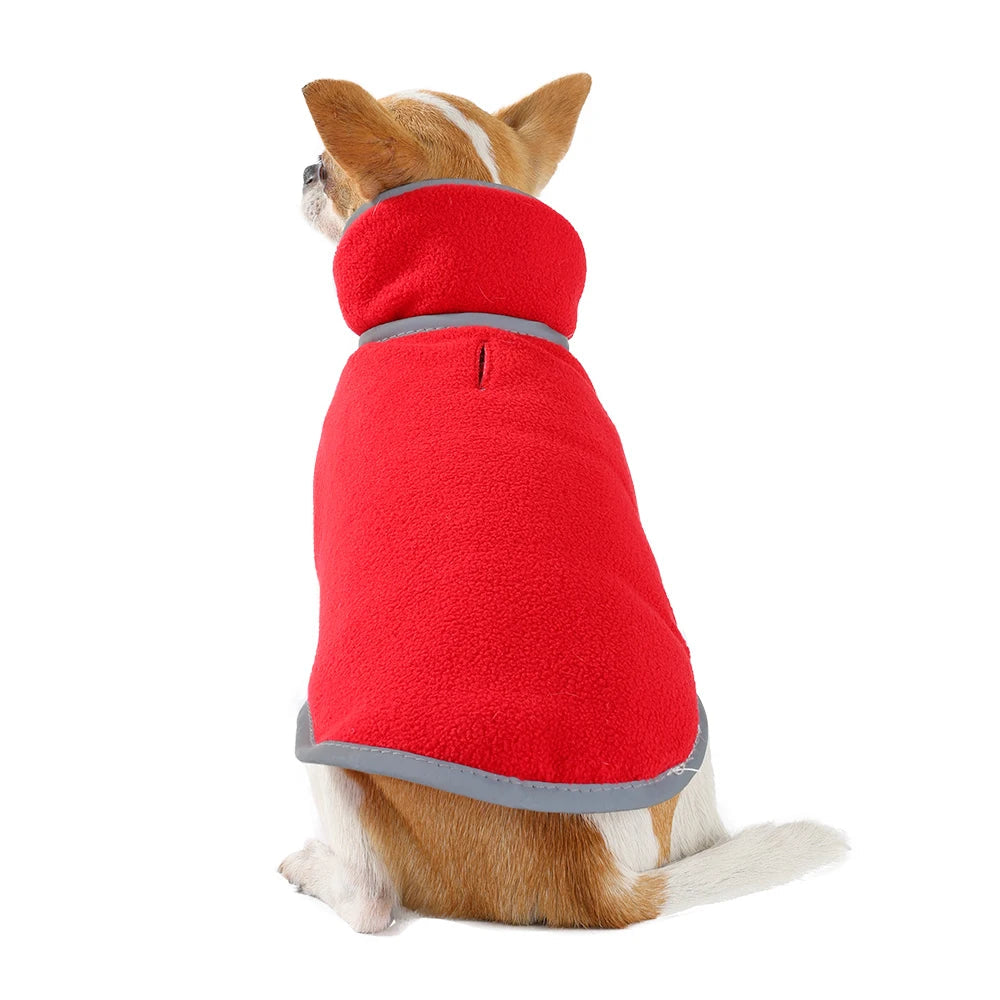 Reversible Waterproof Dog Coat with Fleece Lining – Warm Reflective Winter Jacket PeakPaws Co.