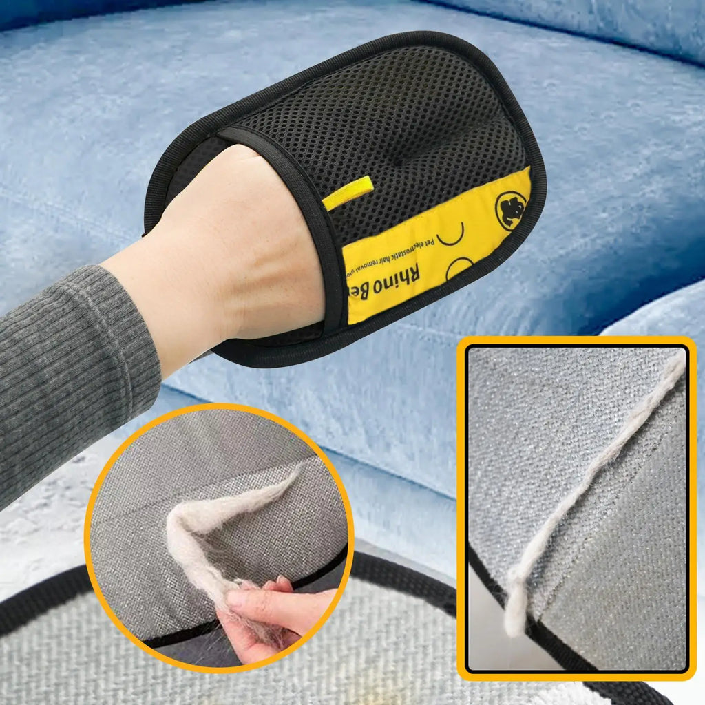 (2 Pack) Pet Hair Remover Gloves – Deshedding & Furniture Cleaning Gloves for Dogs & Cats PeakPaws Co.