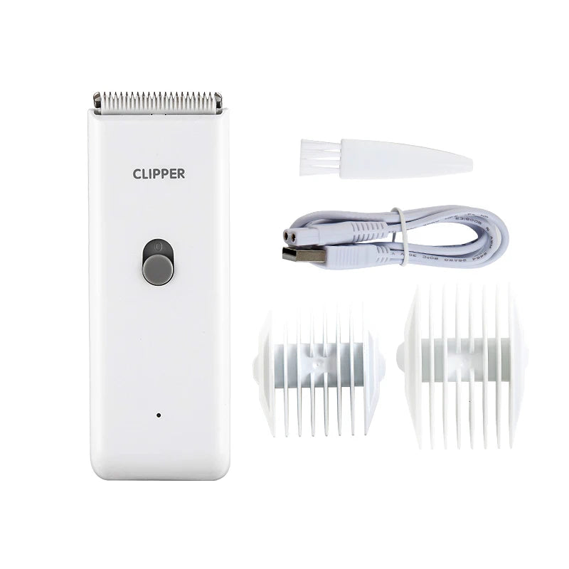 Waterproof Dog Grooming Clippers – Quiet USB Rechargeable Pet Hair Trimmer with Ceramic Blades PeakPaws Co.
