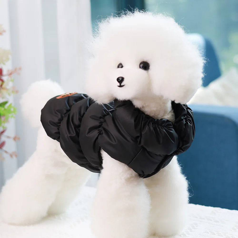 Warm Padded Dog Vest with D-Ring – Soft Winter Jacket for Small & Medium Dogs (Under 40 lbs, 7 Colors) PeakPaws Co.