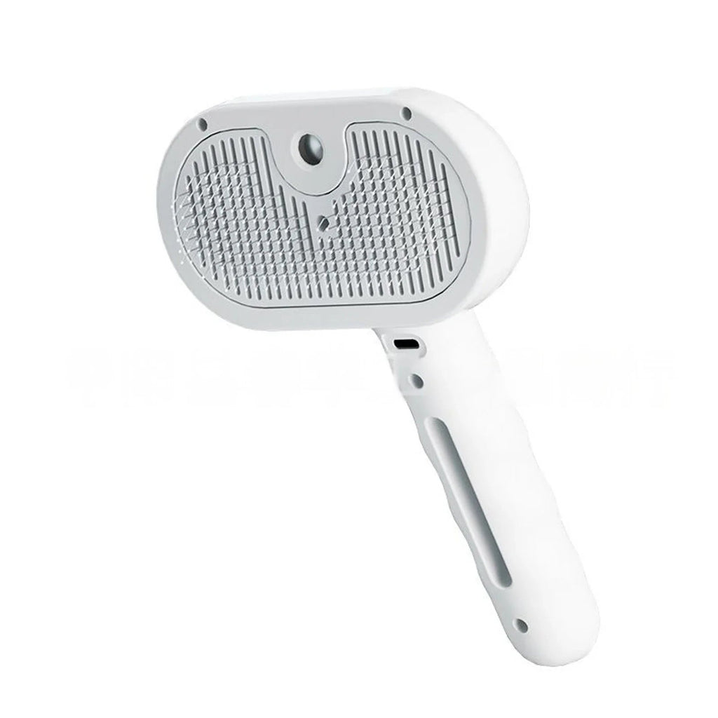 Steam Dog Grooming Brush – USB Rechargeable Deshedding Comb with Spray PeakPaws Co.