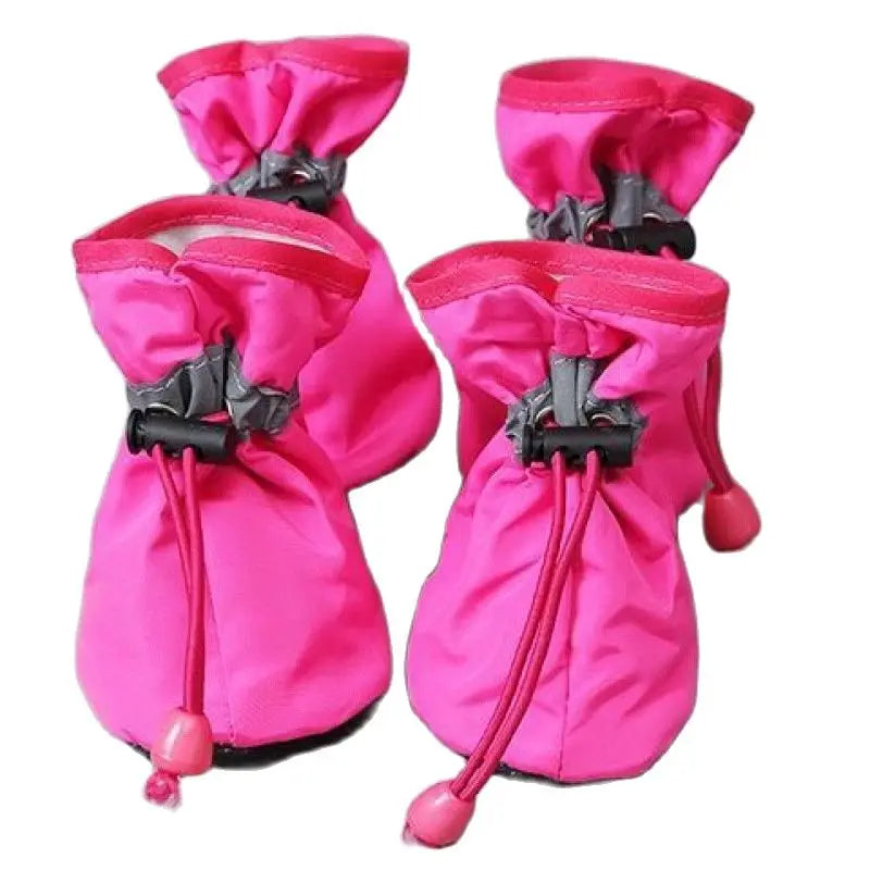 Waterproof Dog Rain Boots (4-Pack) – Anti-Slip Paw Protectors for Hiking, Rain & Mud PeakPaws Co.