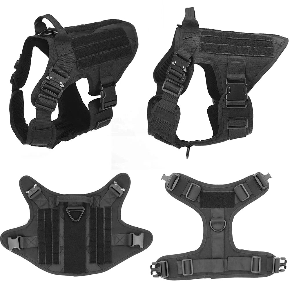 Tactical Adventure Dog Harness and Leash Set