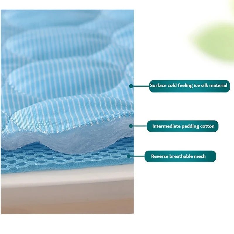 Cooling Dog Mat – Summer Pet Washable Cooling Bed for Travel, Camping & Home (XS–2XL, Multiple Colors) - PeakPaws Co.