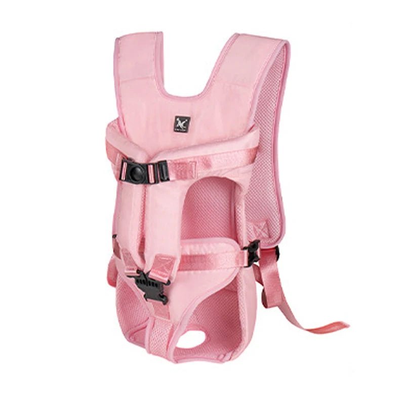 pink Dog Carrier Backpack – Hands-Free Front & Back Pet Backpack - PeakPaws Co.