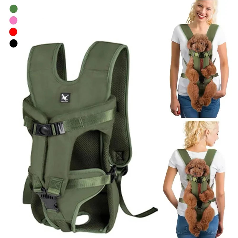 Dog Carrier Backpack – Hands-Free Front & Back Pet Backpack - PeakPaws Co.