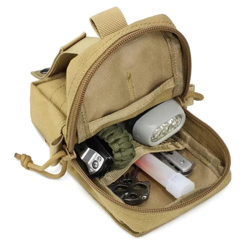 Dog Tactical MOLLE Pouch Set (3PCS) – Harness-Mounted Storage Bags for Hiking, Camping & Training (4 Colors) - PeakPaws Co.