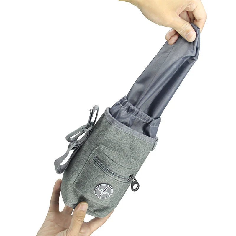 Dog Training Treat Pouch with Poop Bag Dispenser – Hands-Free Waist Bag - PeakPaws Co.