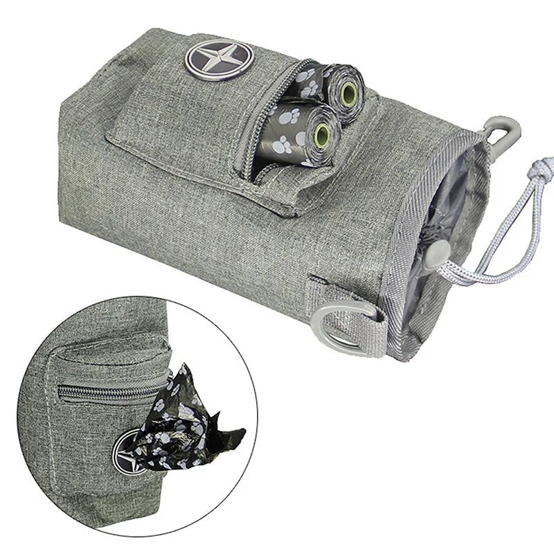 Dog Training Treat Pouch with Poop Bag Dispenser – Hands-Free Waist Bag - PeakPaws Co.