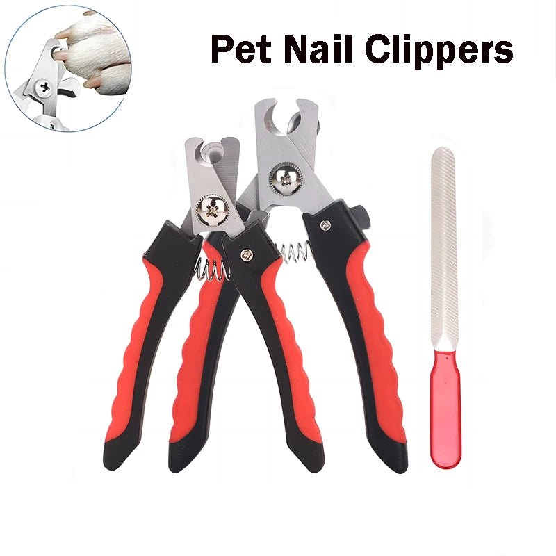Heavy Duty Dog Nail Clippers – Stainless Steel Sickle Blade Trimmers for Large & Small Dogs - PeakPaws Co.