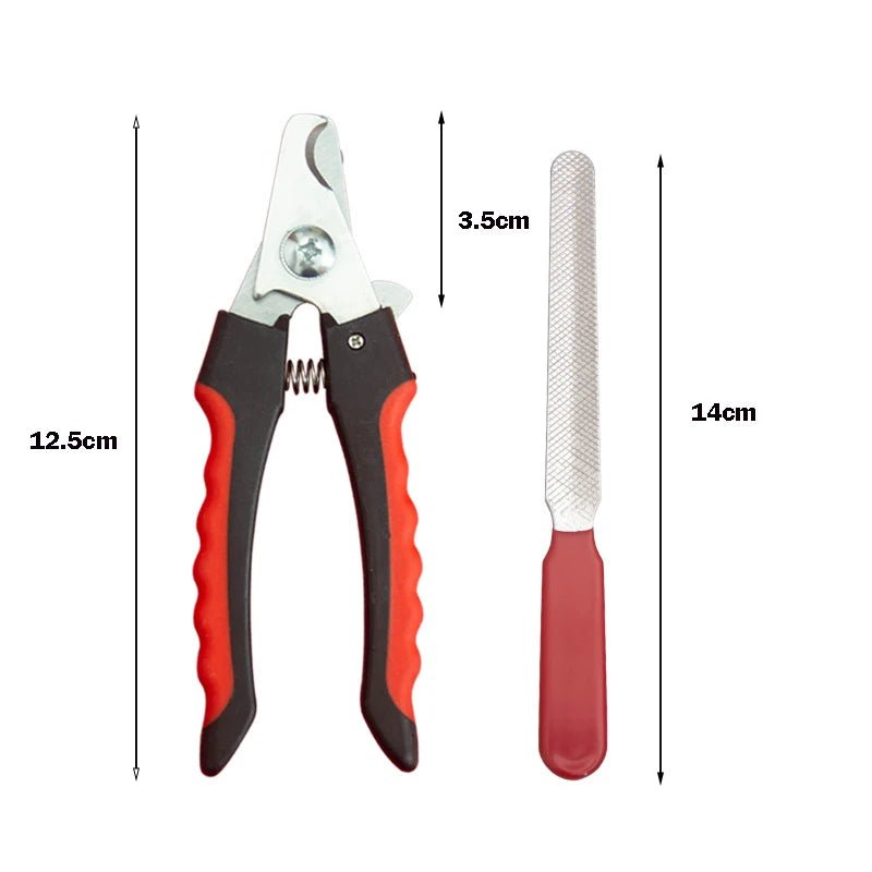 Heavy Duty Dog Nail Clippers – Stainless Steel Sickle Blade Trimmers for Large & Small Dogs - PeakPaws Co.