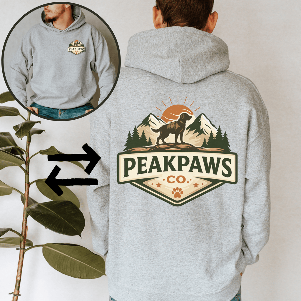 PeakPaws Co. Adventure Hoodie — Warm Outdoor Dog Lover Hooded Sweatshirt (Unisex, S-5XL, 12 Colors) - PeakPaws Co.