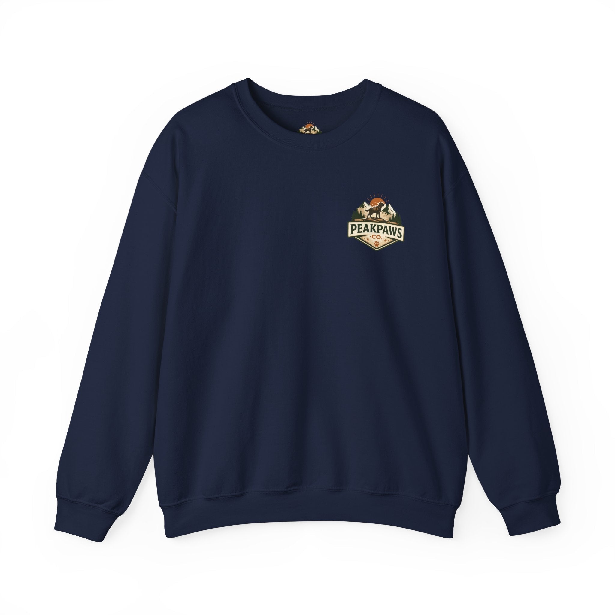 PeakPaws Crewneck Sweatshirt – Dog Lover Pullover (Unisex, 10 Colors, S-4XL) - PeakPaws Co.