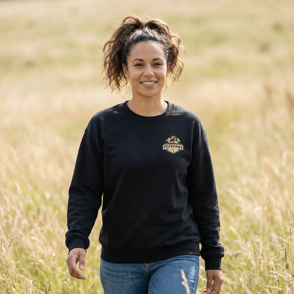 PeakPaws Crewneck Sweatshirt – Dog Lover Pullover (Unisex, 10 Colors, S-4XL) - PeakPaws Co.