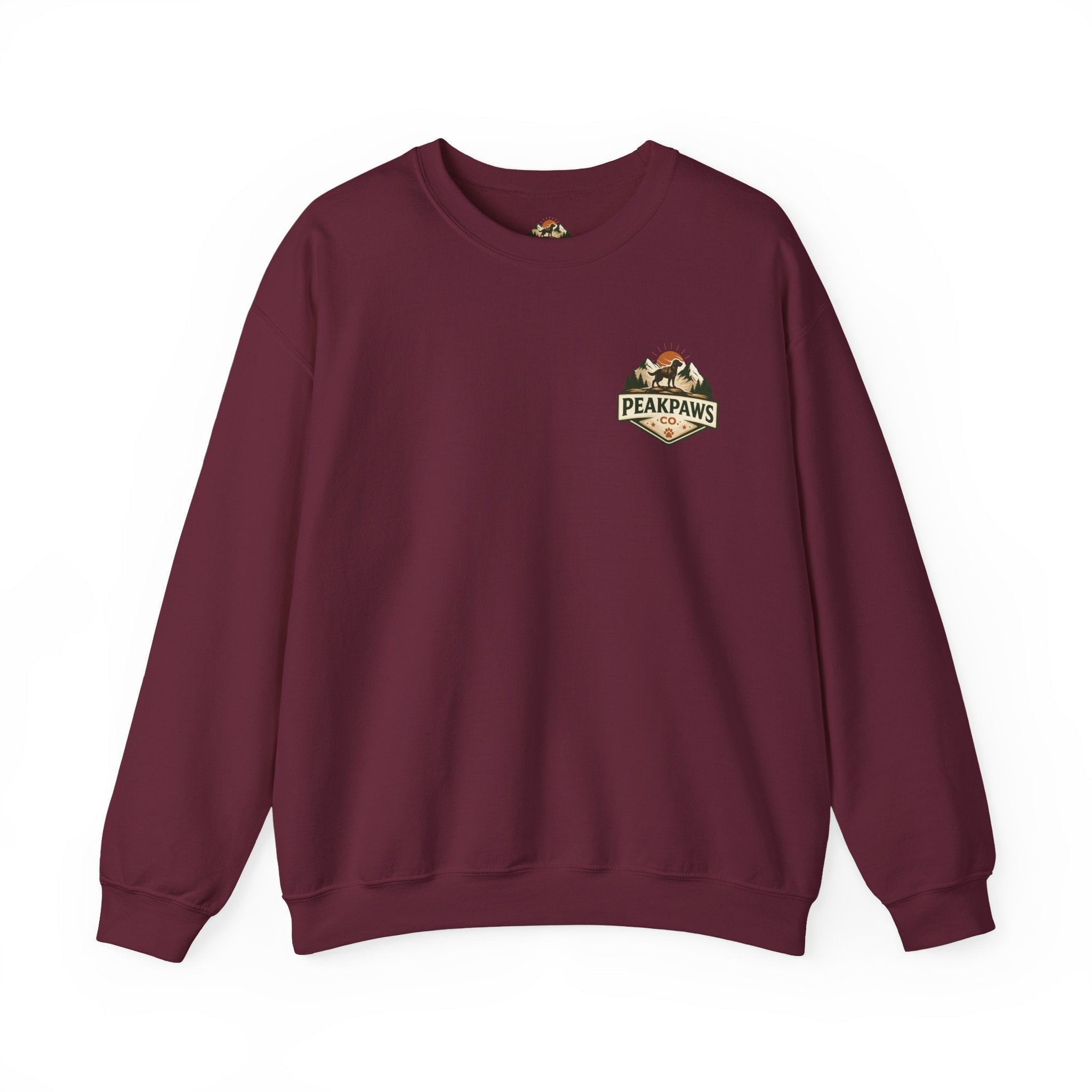 PeakPaws Crewneck Sweatshirt – Dog Lover Pullover (Unisex, 10 Colors, S-4XL) - PeakPaws Co.