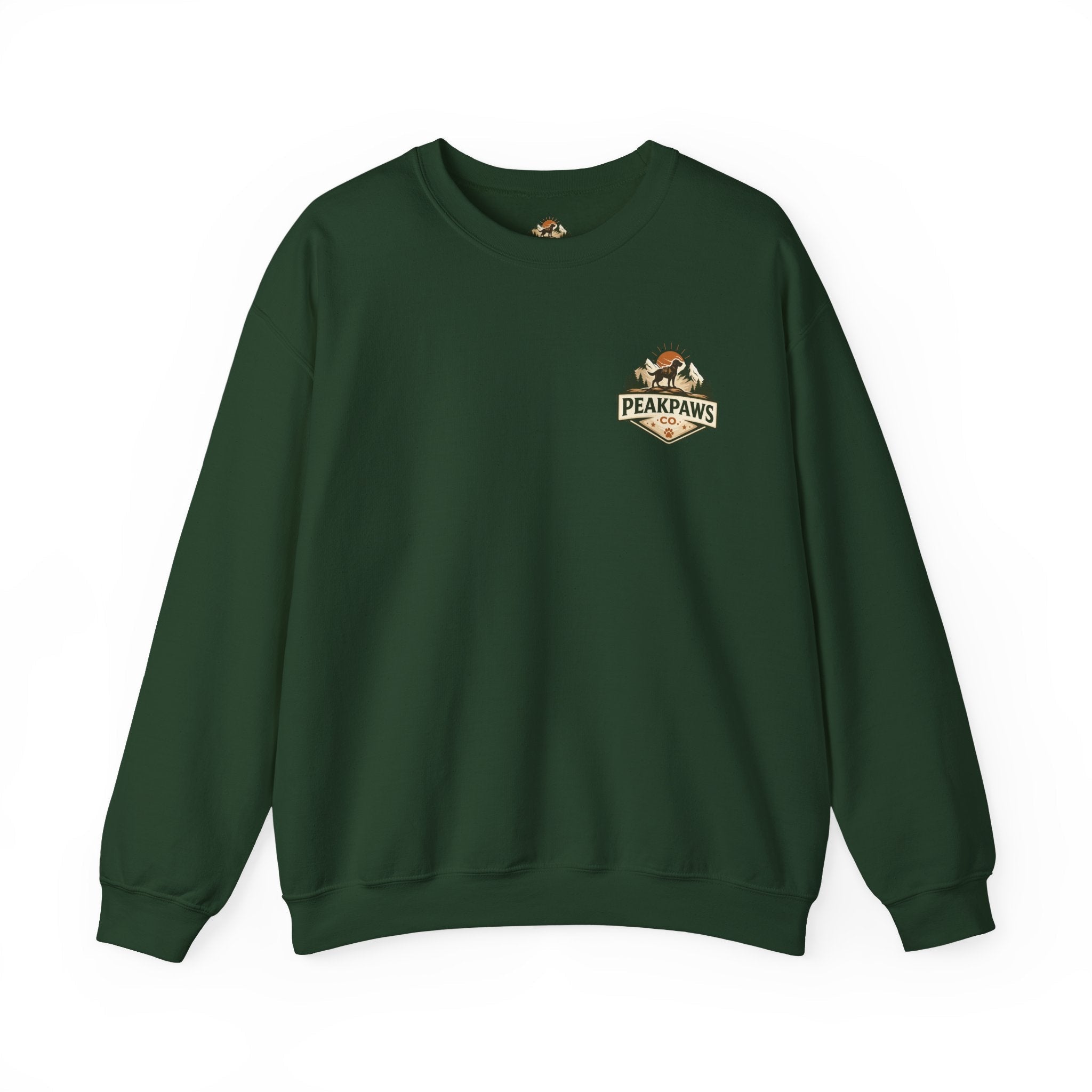 PeakPaws Crewneck Sweatshirt – Dog Lover Pullover (Unisex, 10 Colors, S-4XL) - PeakPaws Co.