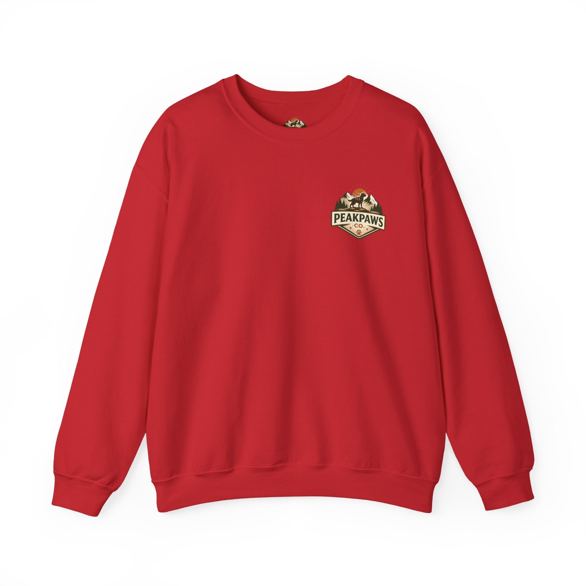 PeakPaws Crewneck Sweatshirt – Dog Lover Pullover (Unisex, 10 Colors, S-4XL) - PeakPaws Co.