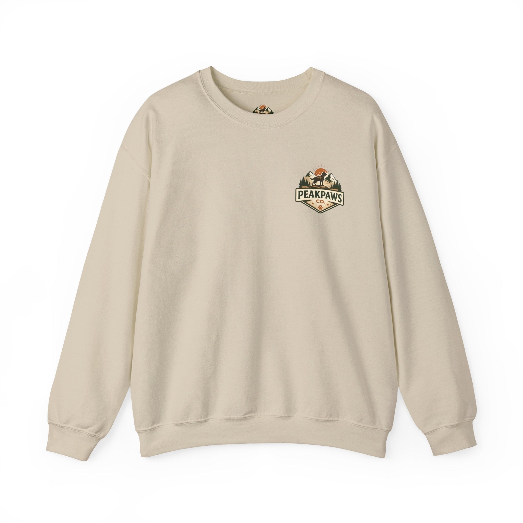 PeakPaws Crewneck Sweatshirt – Dog Lover Pullover (Unisex, 10 Colors, S-4XL) - PeakPaws Co.