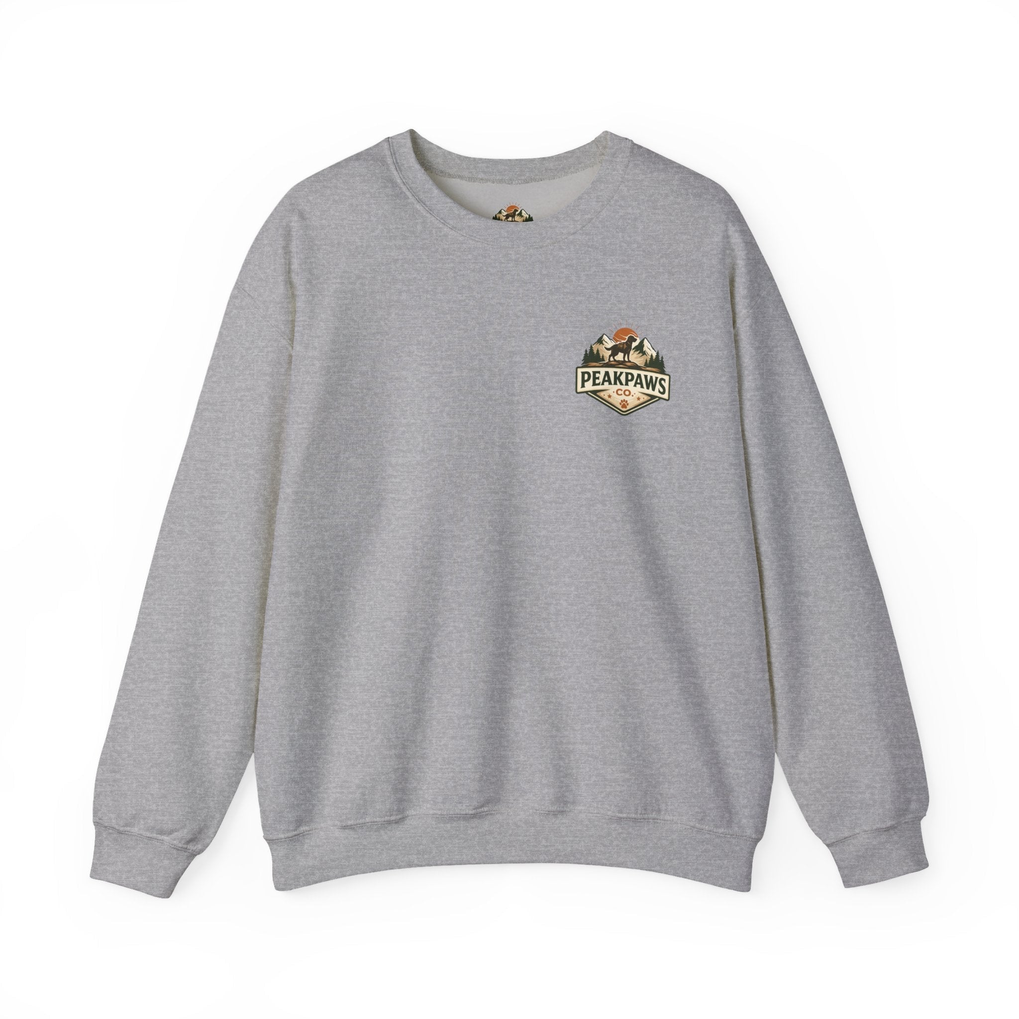 PeakPaws Crewneck Sweatshirt – Dog Lover Pullover (Unisex, 10 Colors, S-4XL) - PeakPaws Co.
