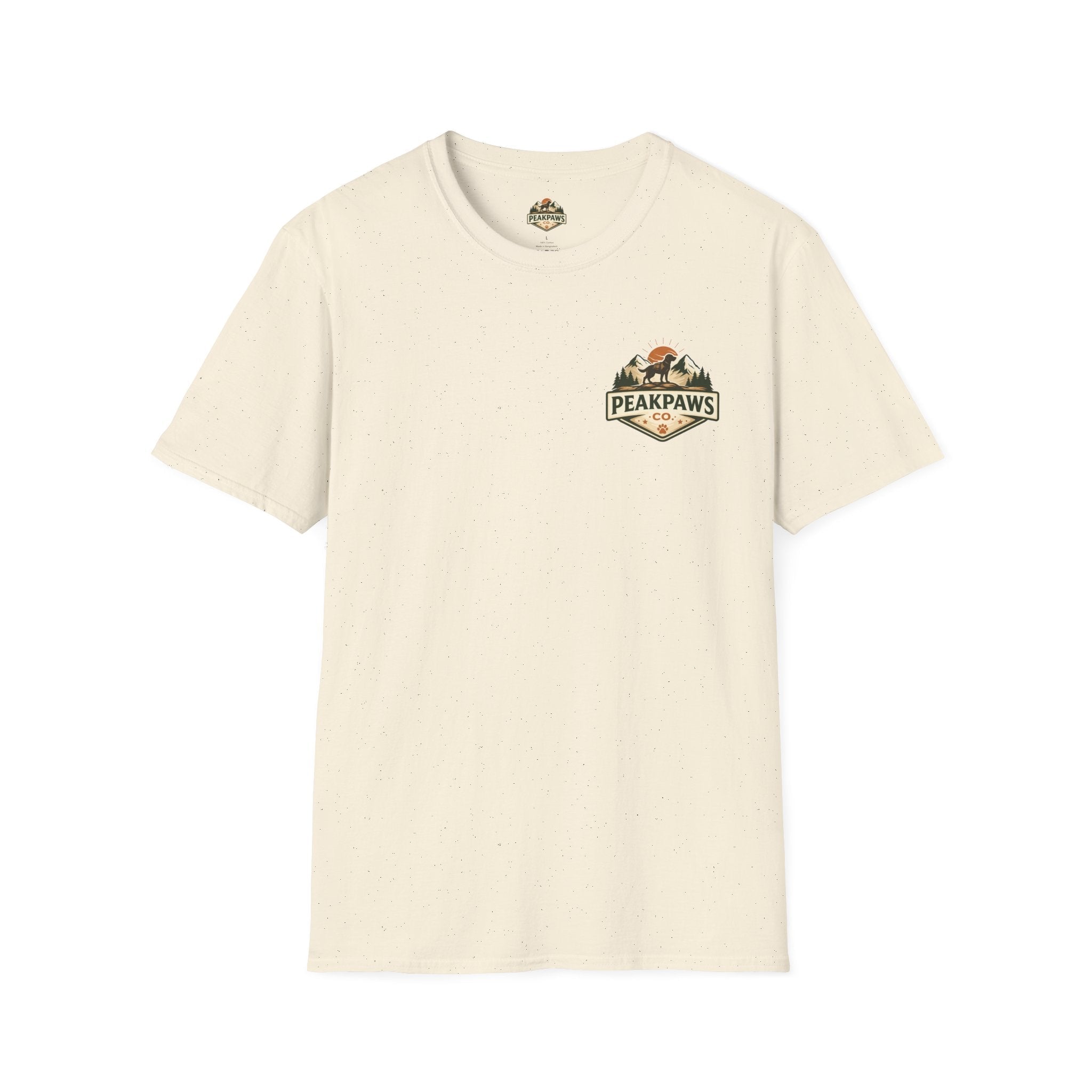 PeakPaws T-Shirt – Outdoor Hiking Graphic Tee for Dog Lovers (Unisex S–2XL, 11 Colors) - PeakPaws Co.