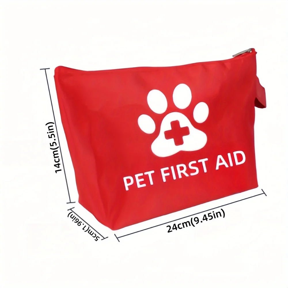 Pet First Aid Kit (58PCS) – Waterproof Reflective Dog Emergency Travel Kit for Hiking, Camping & Outdoor Safety