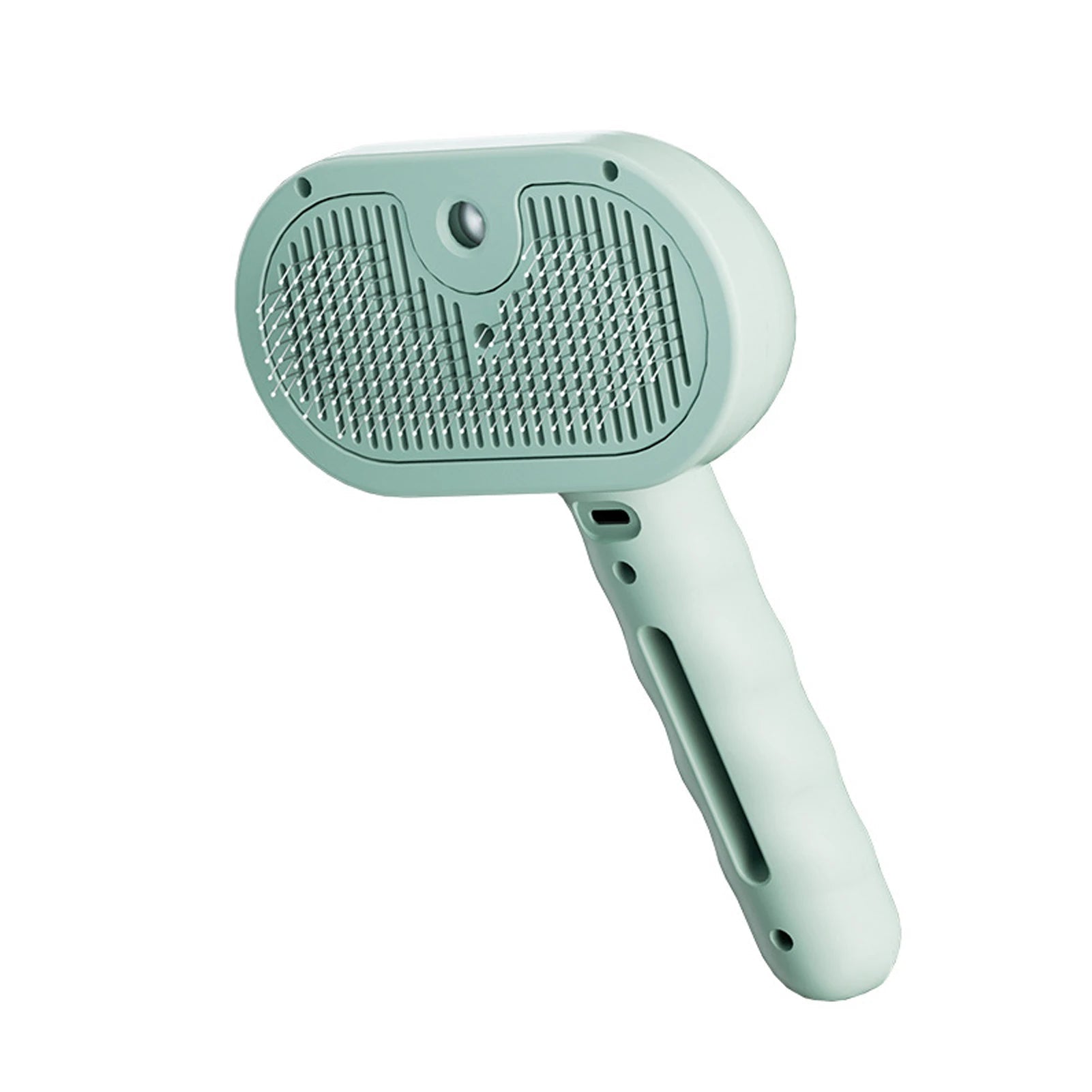 green Steam Dog Grooming Brush – USB Rechargeable Deshedding Comb with Spray - PeakPaws Co.