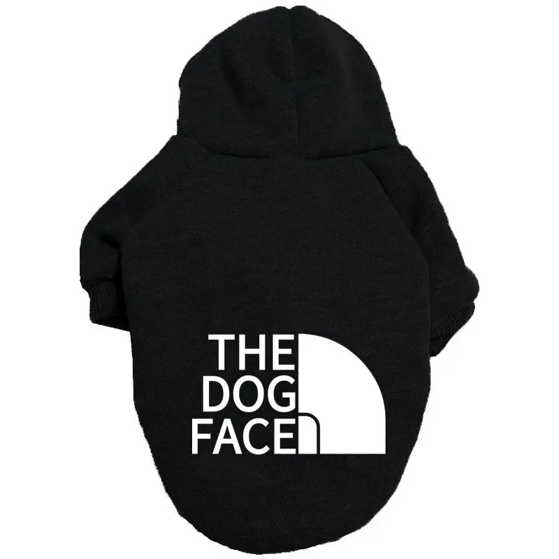 The Dog Face Hoodie – Warm Dog Sweatshirt for Small to Large Dogs (Up to 80 lbs, 5 Colors) - PeakPaws Co. black