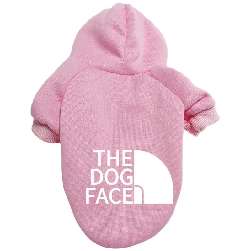 The Dog Face Hoodie – Warm Dog Sweatshirt for Small to Large Dogs (Up to 80 lbs, 5 Colors) - PeakPaws Co. pink