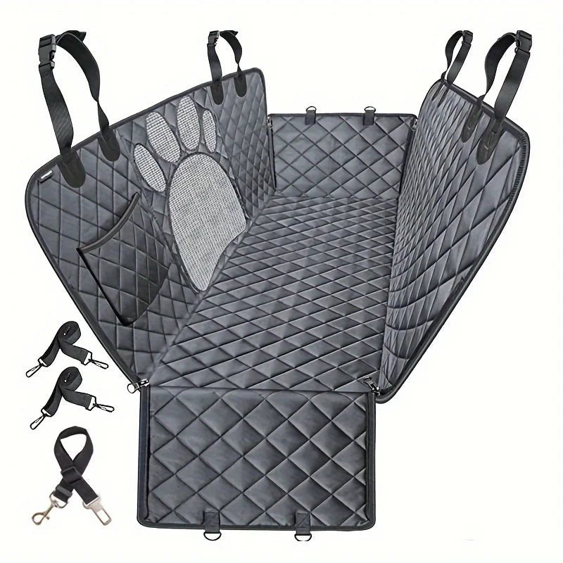 Waterproof Dog Car Seat Cover/Hammock with Mesh Window - PeakPaws Co.