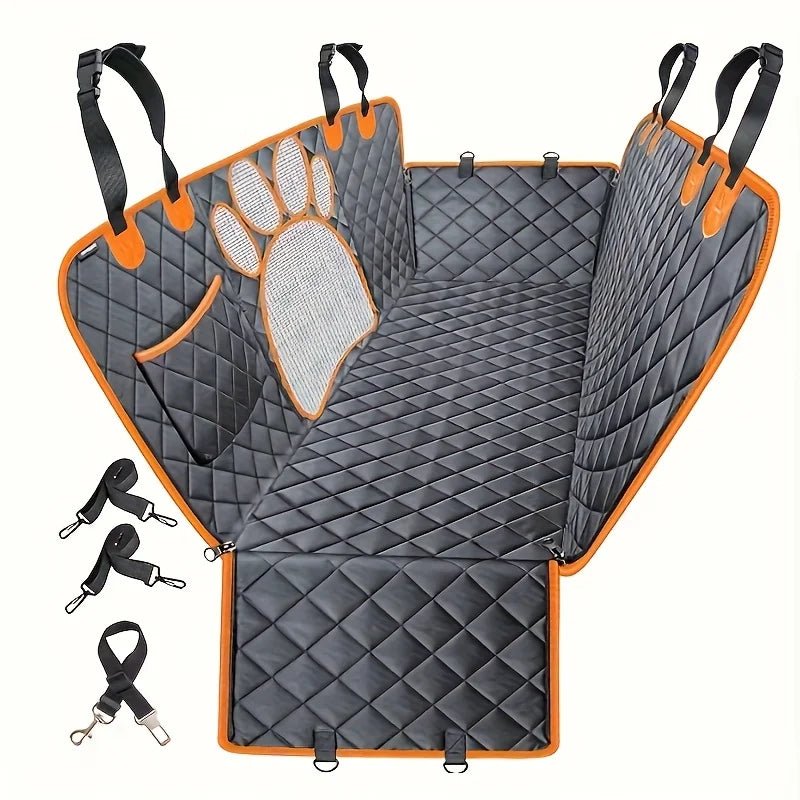 Waterproof Dog Car Seat Cover/Hammock with Mesh Window - PeakPaws Co.