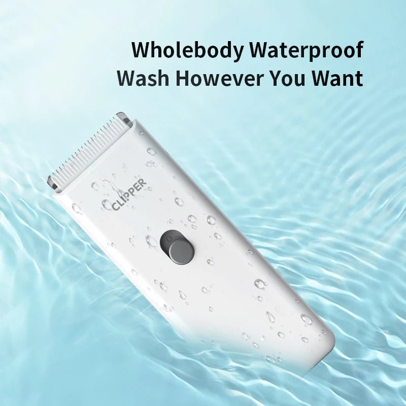Waterproof Dog Grooming Clippers – Quiet USB Rechargeable Pet Hair Trimmer with Ceramic Blades - PeakPaws Co.