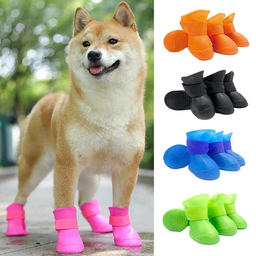Waterproof Dog Rain Boots – Anti-Slip Rubber Paw Protectors - PeakPaws Co.