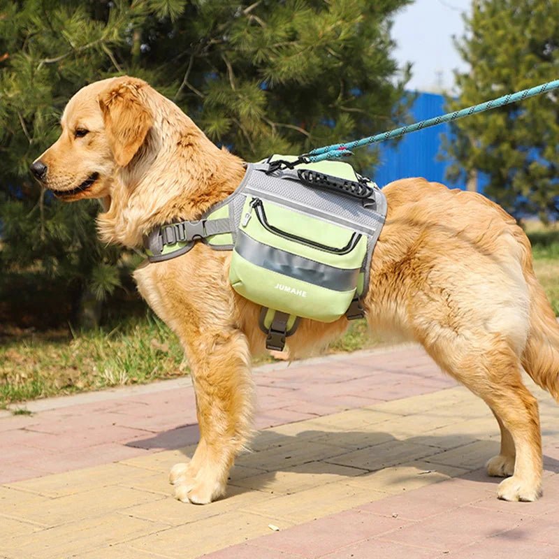 Waterproof Dog Saddle Backpack – Reflective Tactical Dog Pack with Storage (6 Colors) - PeakPaws Co.