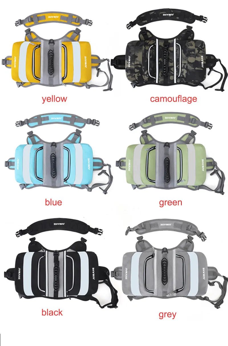 Color Chart for Waterproof Dog Saddle Backpack – Reflective Tactical Dog Pack with Storage (6 Colors) - PeakPaws Co.
